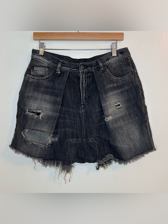 R13 Pants - R13 Shredded Harem Shorts in color Cement Black. Distressed. Size 29